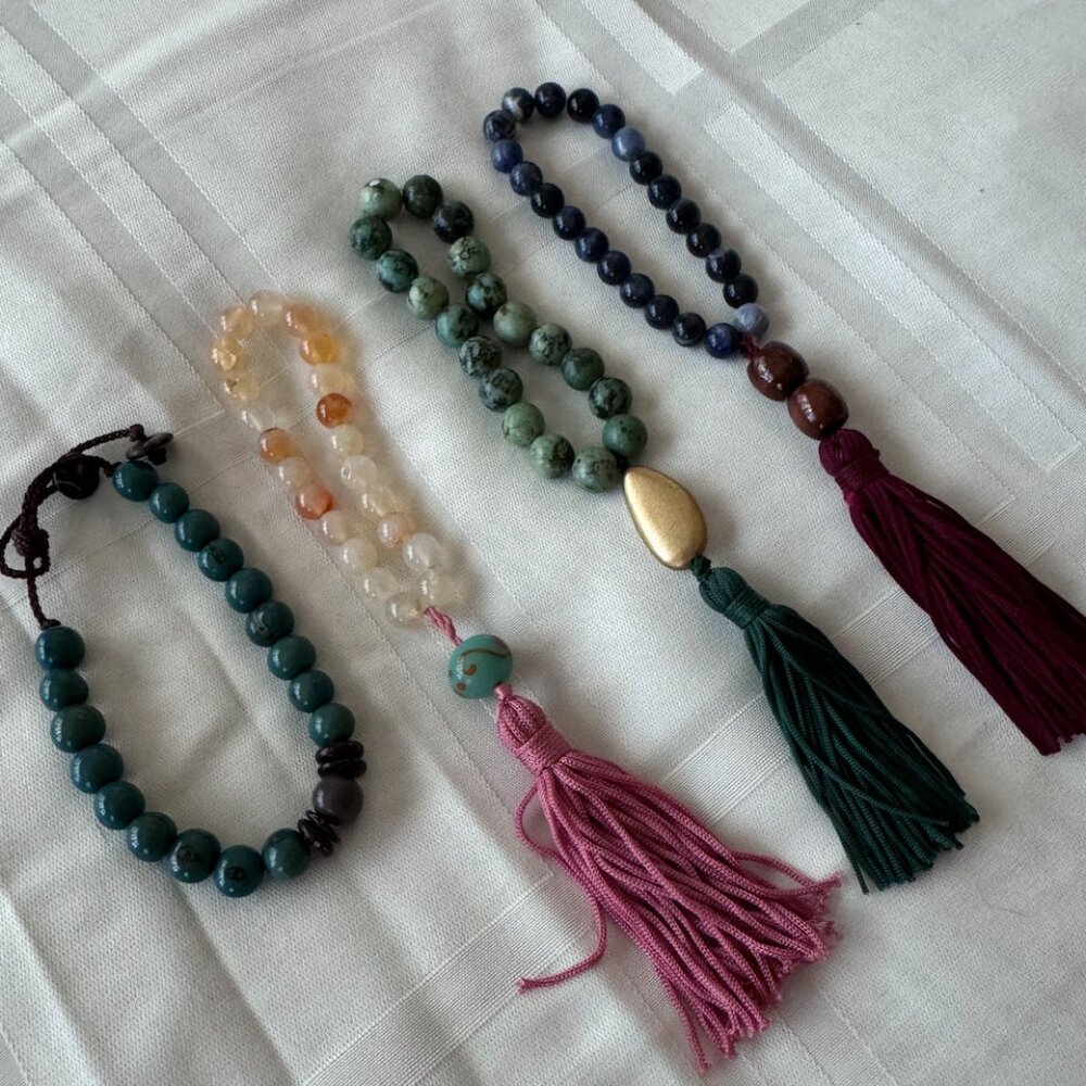 Beaded Bracelets with tassels